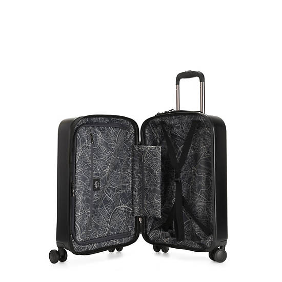 Kipling Curiosity Small 4 Wheeled Rolling Suitcases Black Noir | CA 1740MQ